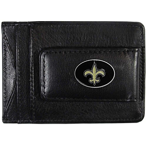 Siskiyou NFL Leather Money Clip Cardholder