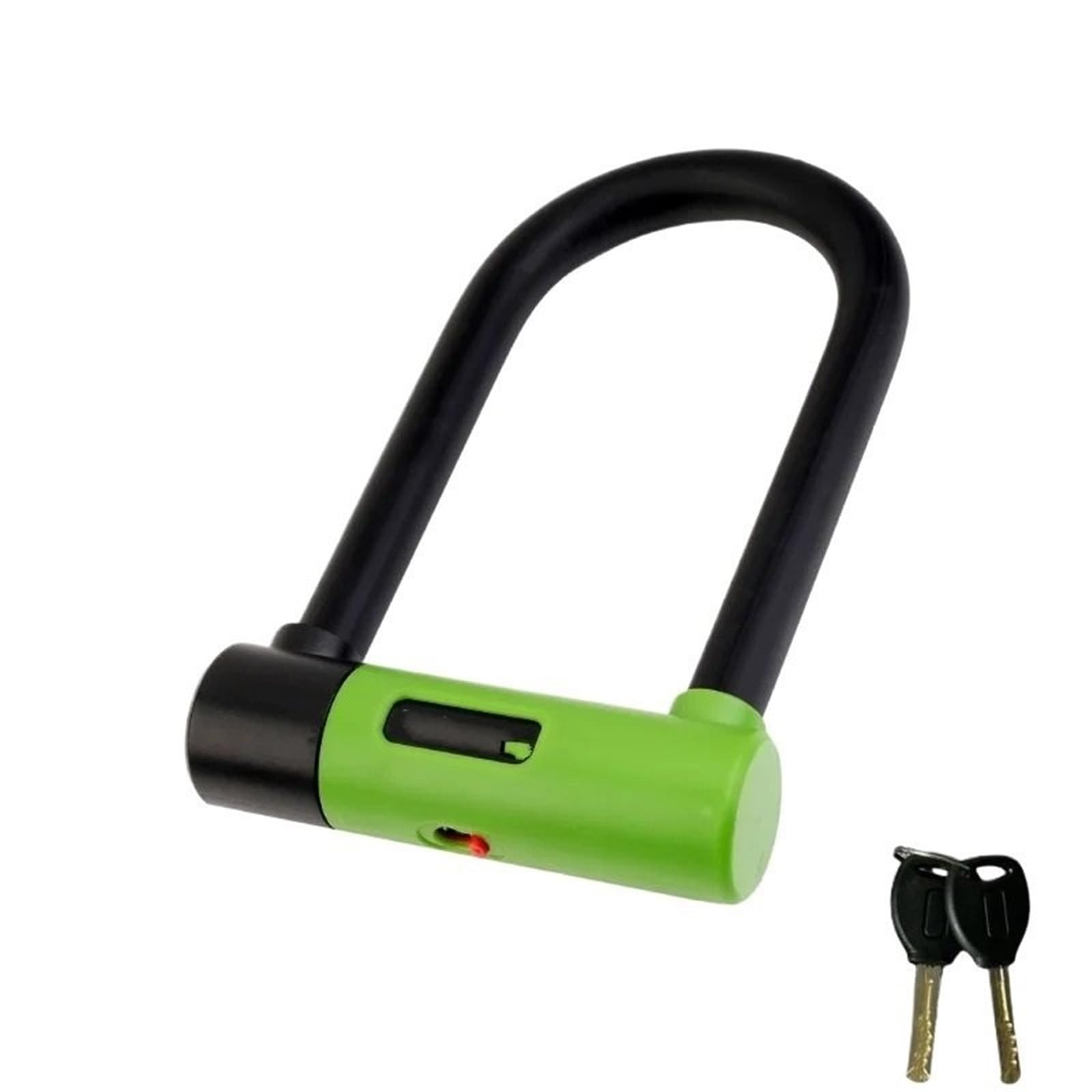 Bqwyedpl 6102-1 Black Motorcycle Handlebar Lock Anti Theft Convenient Motorcycle Accessories Security Lock Reinforced With Key U-Shaped Bicycle Motorbike Motorcycle Chain And Padlock(6102-1 Black)