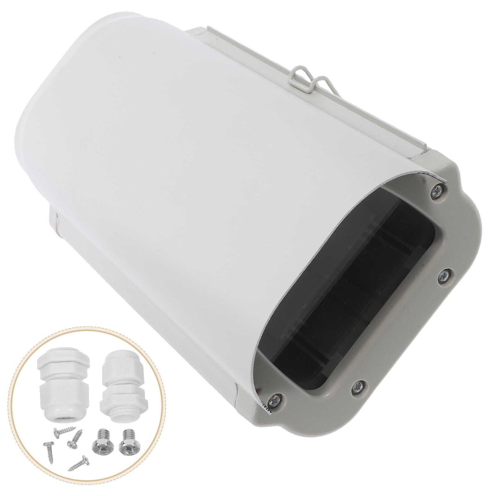 LABRIMP Boîtier Caméra Extérieur Alliage Aluminium Protection Solaire et Pluie Résistant Aux Intempéries pour Surveillance Sécurisée
