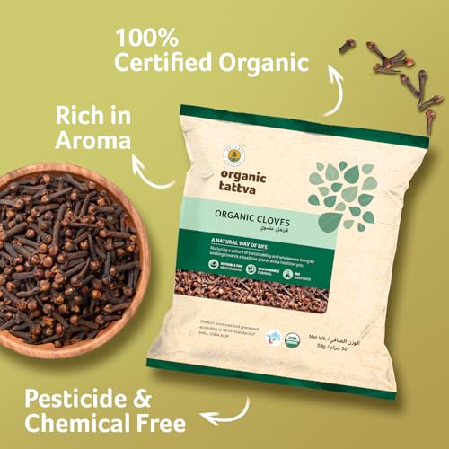 Image of Organic Tattva Cloves, 50g (Pack of 3)
