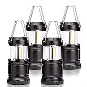 4 lámparas LED para acampar al air...