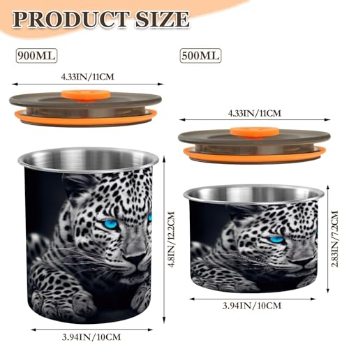 Envase hermético de acero inoxidable 500 ml miniatura 2