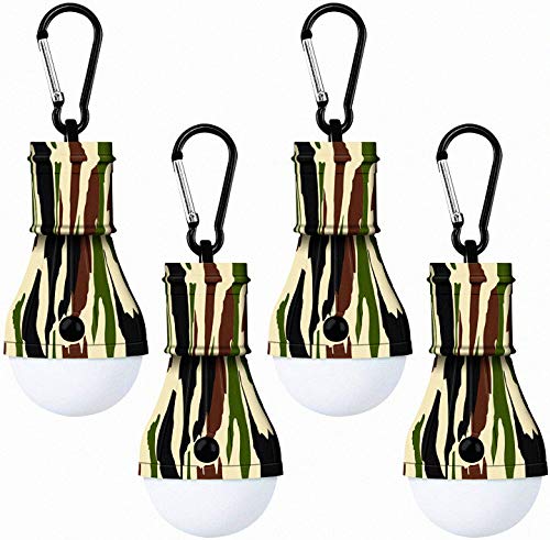 Camping Gear and Equipment,Compact Camping Light Bulbs,LED Portable Hanging Battery Powered Tent Lights for Camping, Hiking, Outage Camping Essentials Accessories