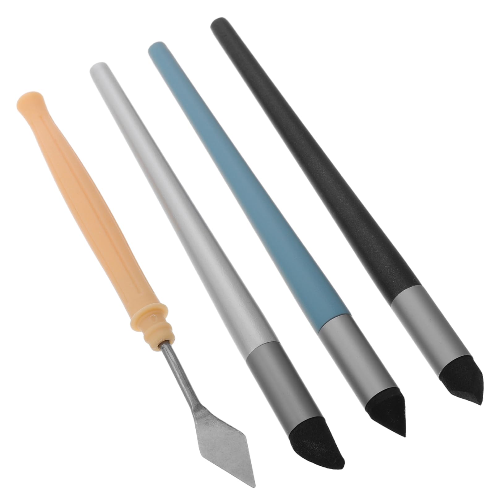 KONTONTY 1 Set Oil Pastel Blending Pen Soft Head Rubbing Brushes Scraper for Artists Lightweight Drawing Tools for Sketching Watercolor and Oil Painting