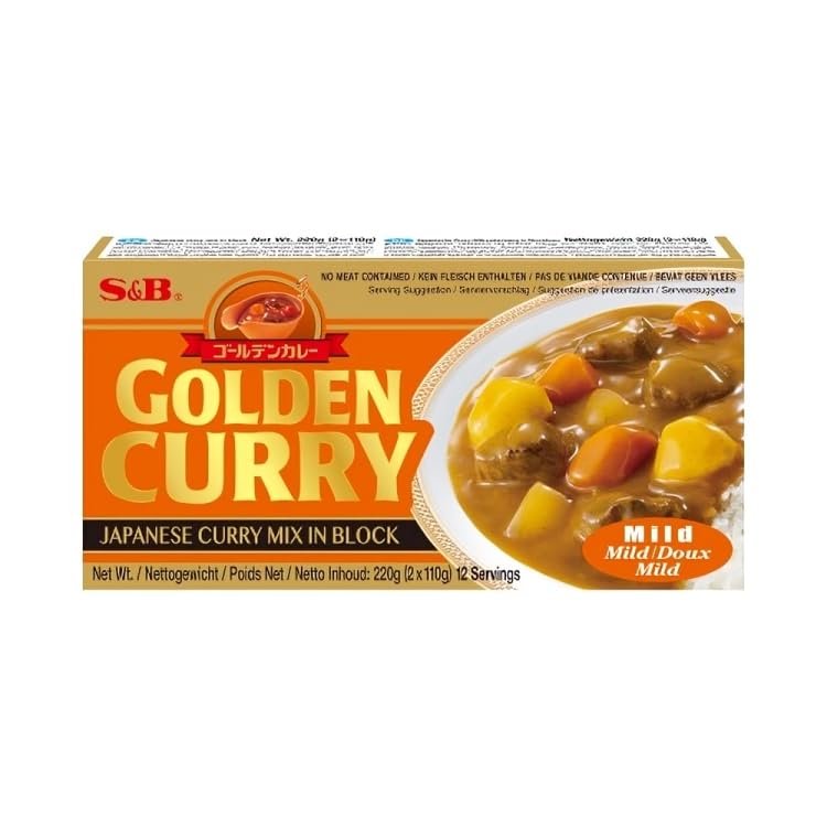 S&B - Golden Curry Mild 220 gr x 3 uds - Pack Promoo