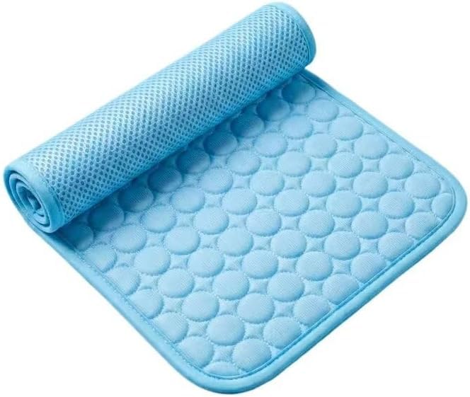YUNTA umphora Cooling mat Summer cooling dog mat, suitable for all kinds of dogs and cats(Blue,XL 39.4'X29.5')