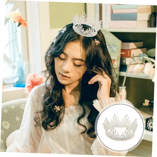 Couronne de mariée perles BESTYASH : accessoire de mode pour coiffure de fête - 3