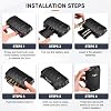 Ultrasonic Rodent Repellent for Car Engine, 1 Pack Mouse Repellent Battery Powered Under Hood Mouse Repeller with Upgraded Flashing Strobe Light, Keep Mice Out of Car, RV, Garage, Room