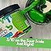 Yum Yum Delights Sour Gooey Gummies, Sour Green Apple, 13 oz, Plastic Container with Lid
