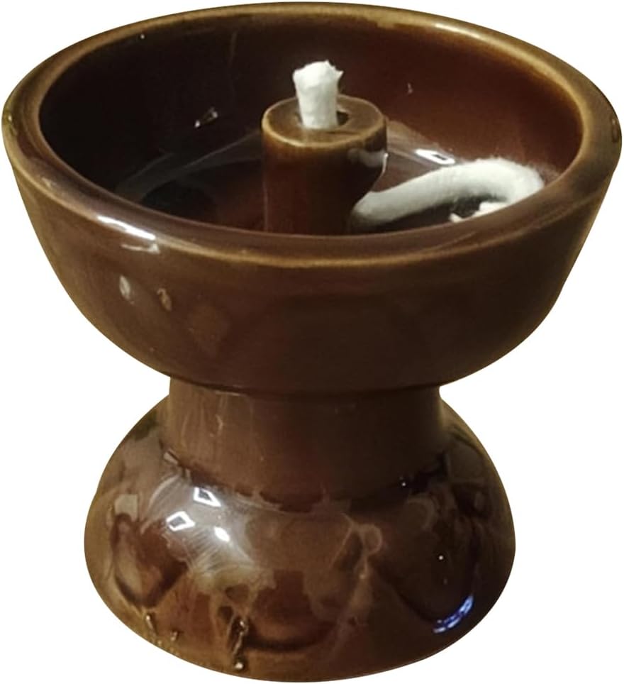 VOSAREA Ceramic Vintage Oil Lamp...