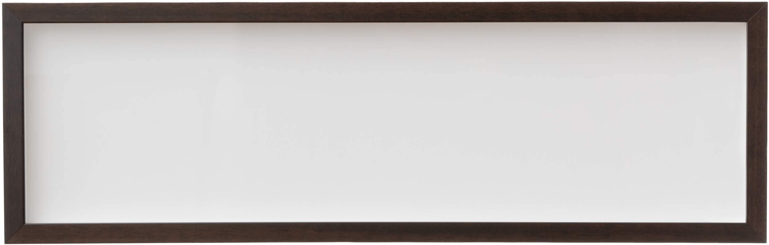 6x18 Brown Walnut Shadow Box Frame | 3/4