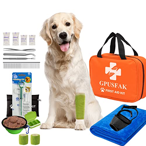 Pet First Aid Kit for Dogs and Cats – Pet Emergency Kit for Camping Hiking Traveling Hunting and Sports Pet First Aid Kit for Dogs and Cats – Pet Emergency Kit for Camping Hiking Traveling Hunting and Sports