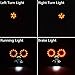 40W 40-LED Motorcycle Tail Light Integrated Running Brake Stop Light Turn Signals Lamp Black with License Plate Bracket for Harley Honda Yamaha Suzuki Kawasaki