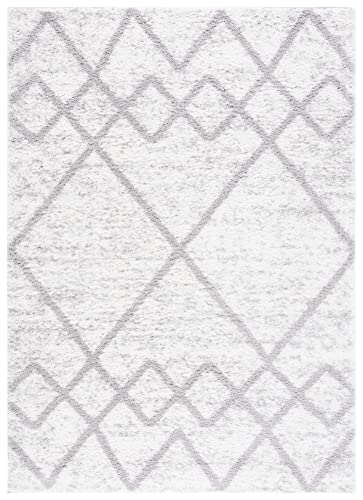 Tapete SAFAVIEH Berber Shag 165x231 cm Gris e Ivory miniatura 3