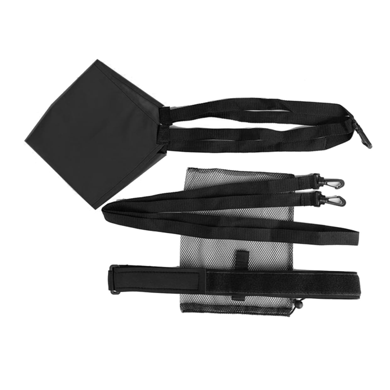 TOGEVAL Swim Training Resistance Belt Lightweight Fast-Drying Portable Swimming Drag Parachute