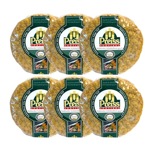 Südtiroler Schüttelbrot Handgebacken Traditionelles Handwerk Knusprig...