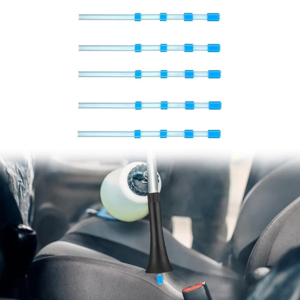 Lot de 5 tubes souples de rechange pour Tornado pour outils de nettoyage de voiture Tubes durables pour utilisation intérieure