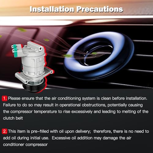 Image of CCIYU AC Compressor w /Clutch for Nissan Tiida 1.8L 2007-2015
