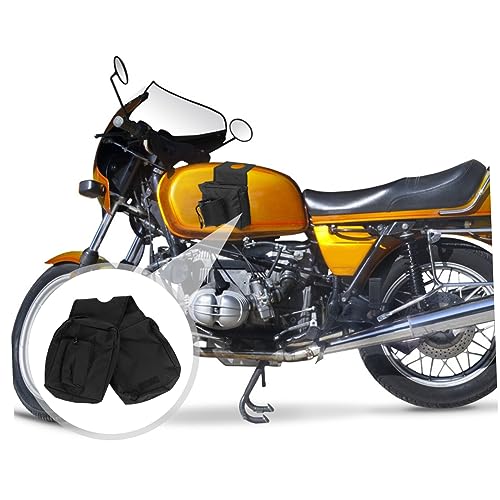 Bolsa de silla Toddmomy para motos y cuatrimotos, fácil de instalar, con compartimento interior, compatible con UTV y motos de nieve, color negro, almacenamiento al aire libre miniatura 4