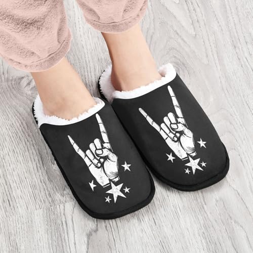 Boccsty Christmas Spa Slippers Halloween House Slipper Indoor Outdoor Non-Slip Home Shoes for Men Woman M-L4