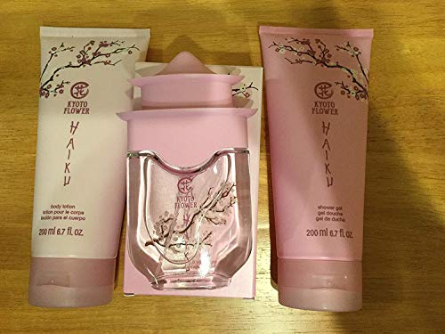 3 PIECE AVON HAIKU KYOTO FLOWER GIFT SET