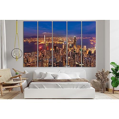 Hong Kong impression sur toile haut de gamme ZELLART châssis 115x75