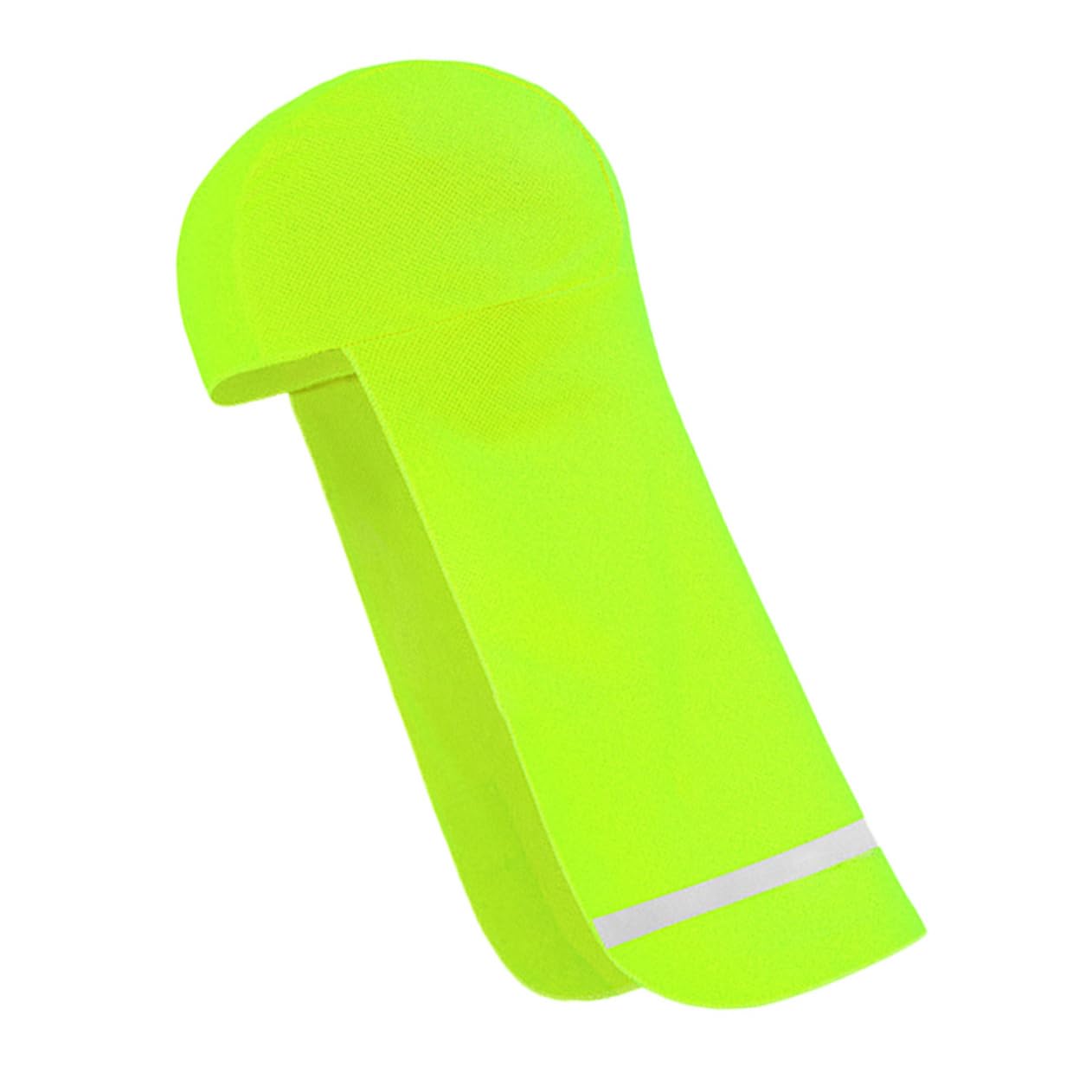 KOMBIUDA Versatile Head Wrap for Cycling Night Riding Safety Hat Cooling Beanie Cap Hard Hat Accessories Sunshade Cap Light Green