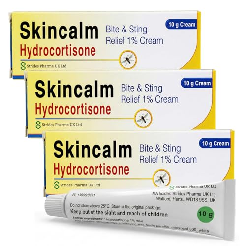 3 x Skincalm 10g Bite and Sting Relief 1% Cream