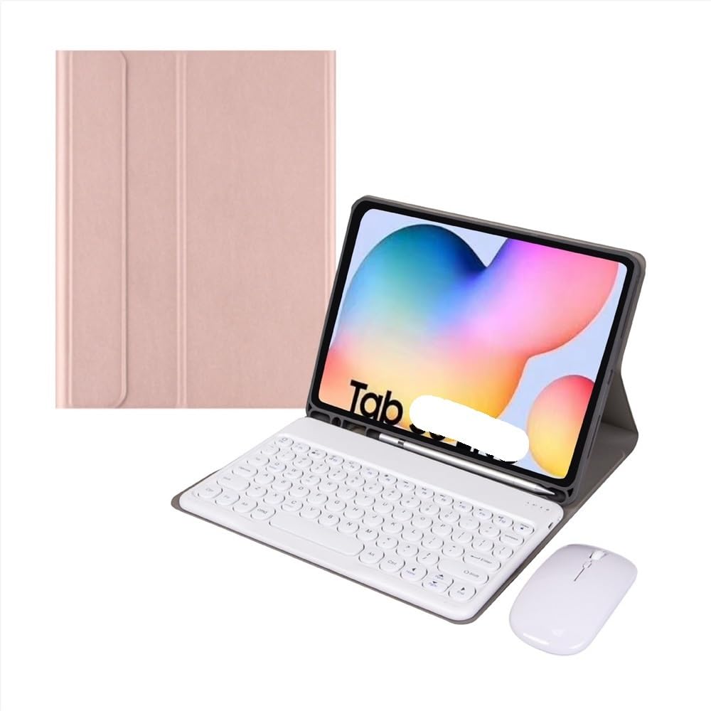 Funda protectora Samsung Galaxy Tab S9 FE Plus con teclado estético 7