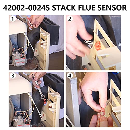 image for Funmit 42002-0024S Stack Flue Sensor Replacement for Pentair Sta-Rite 