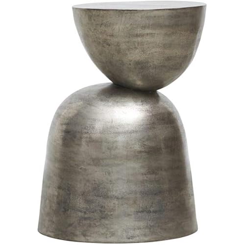 House Doctor Coffee Tables, Furniture, h: 55 cm, Dia: 40 cm, Metal Oxidized