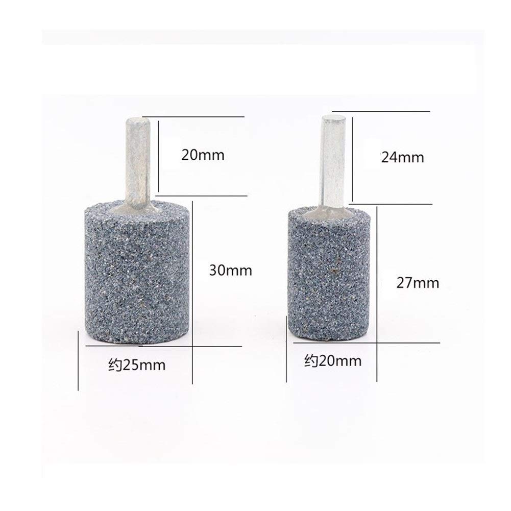 Polier- und Schleifkopf Rotierendes Werkzeug Rad Kopf polierte, Metall, Holz Werkzeug, rechtwinklig Rad mit 16 mm Griff (Color : White, Size : 30mm)