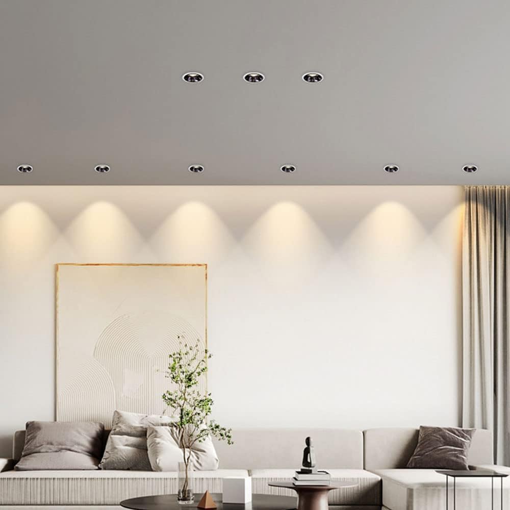 パネルライト ラングシーリングライト アルミニウム 防錆スポットライト ダウンライト 30&deg;角度調整可能 スポットライト LEDスポ