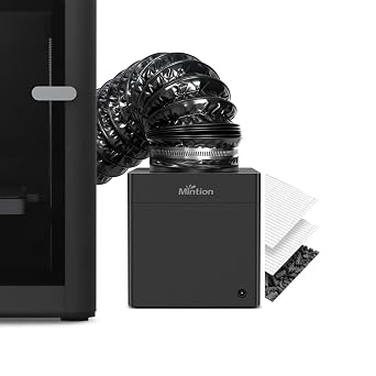 3D Printer Filtration System V1 for Bambu P1S/X1C, Triple-Layer Filtration for ABS/ASA/PLA/PETG/Nylon