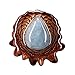 Aquamarine Third Eye Pinecones Pendant Festival Jewelry For Women For Men Boho Fashion Gear 100% Natural Sacred Geometry Pinecone with Gemstone Necklace