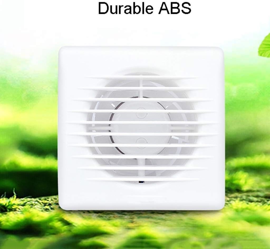 HBJWOV Ventilation Exhaust Fan, Strong Exhaust Extractor Fan Wall Mount Ceiling Exhaust Fan Built-in Household Ventilation Fans Without Plug