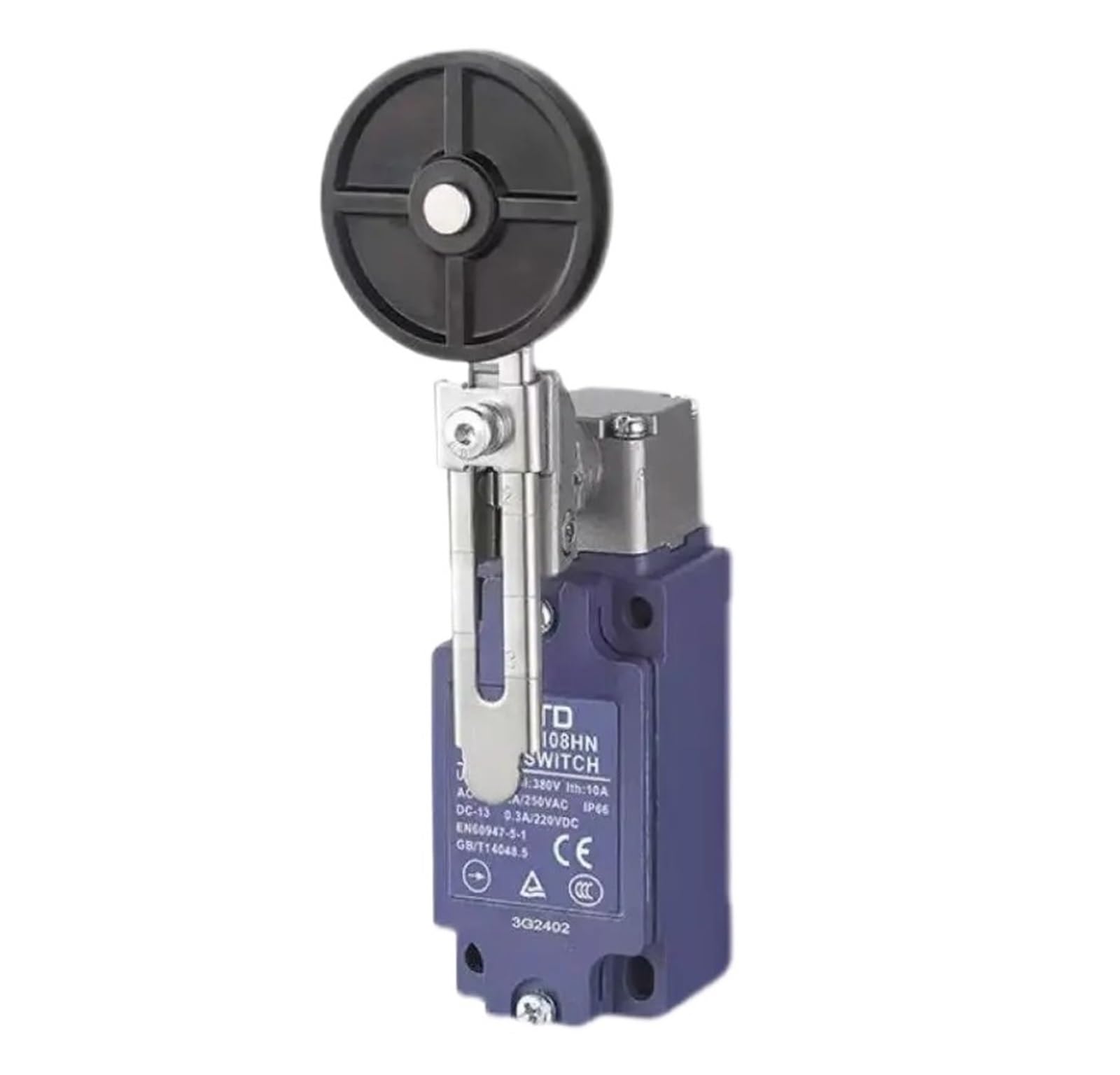 UITGVDQAT C4B-4108HN Industrial Roller Lever Limit Switch IP66 1NC 1NO AC250V 6A DC220V 0.3A