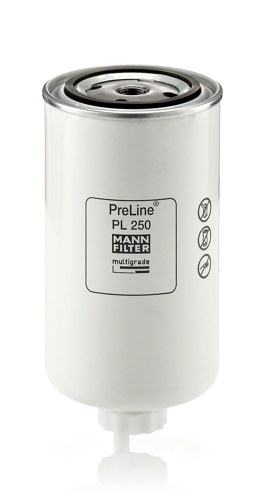 FUEL FILTER PL 250 FOR DEUTZ-FAHR TCD 3.6 L04 Tier 4i 3.6L 4cyl Series 5