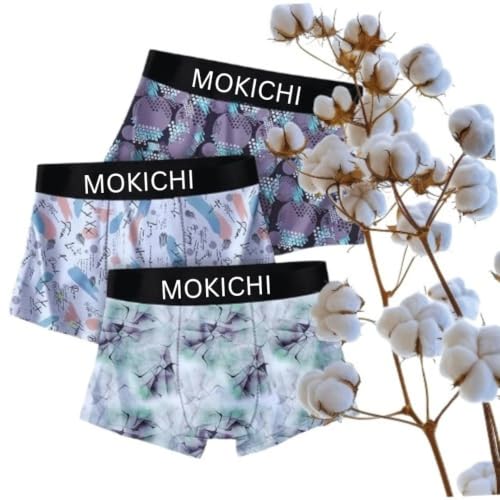 Image of Men's Premium Microfiber Boxer Briefs for Men | Soft Stretch Printed Trunks | Breathable, Moisture-Wicking, Comfortable Innerwear Pack of 3