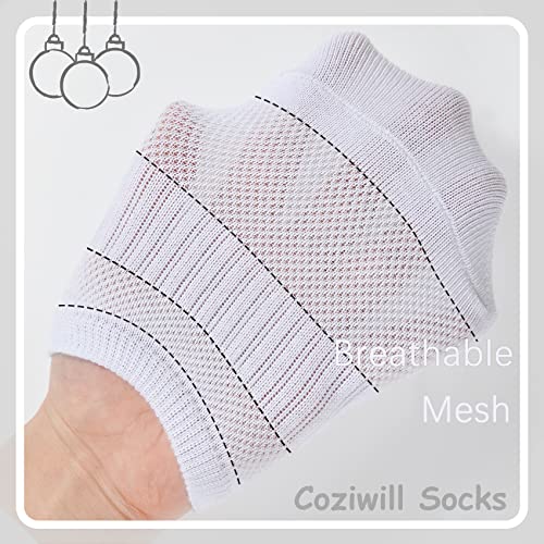No Show Socks - Girls & Boys Cotton Low Cut Non Slip Socks - 12 Pairs - Children to Adults3