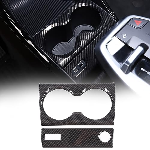 Cadre porte-gobelet BMW X1 U11 en finition carbone ABS premium élégant