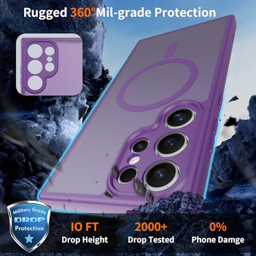 Coque Samsung S26 Plus silicone rigide rose aimantée arrière robuste - 2
