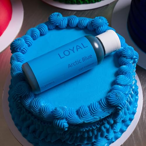 Image of Loyal Gel Food Coloring | Vibrant Color for Buttercream, Fondant, Royal Icing, Gum Paste, Marzipan and Cake Batter | Gel-Based Concentrated Food Dye - 100ml Arctic Blue