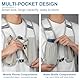 Alaoo Laufweste Damen und Herren, Multifunktionale Ultrleicht Fahrradrucksack, Verstellbare Brustgurte, Runing Vest Reflektierend für Laufen, Camping, Wandern usw. (Grau)