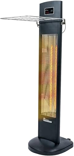 DR-298 - Calentador infrarrojo portátil, para techo y pared para interiorexterior, 1500 vatios, control remoto, negro disponible en Yaxa Costa Rica