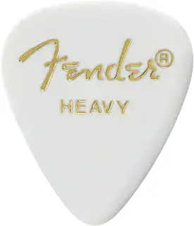 Fender フェンダー ピック 351 PICKPACK,WHITE HVY 12 PICK 12枚入り