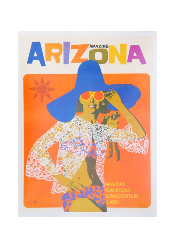 Affiche de voyage Arizona poster mural salon pour déco évasion