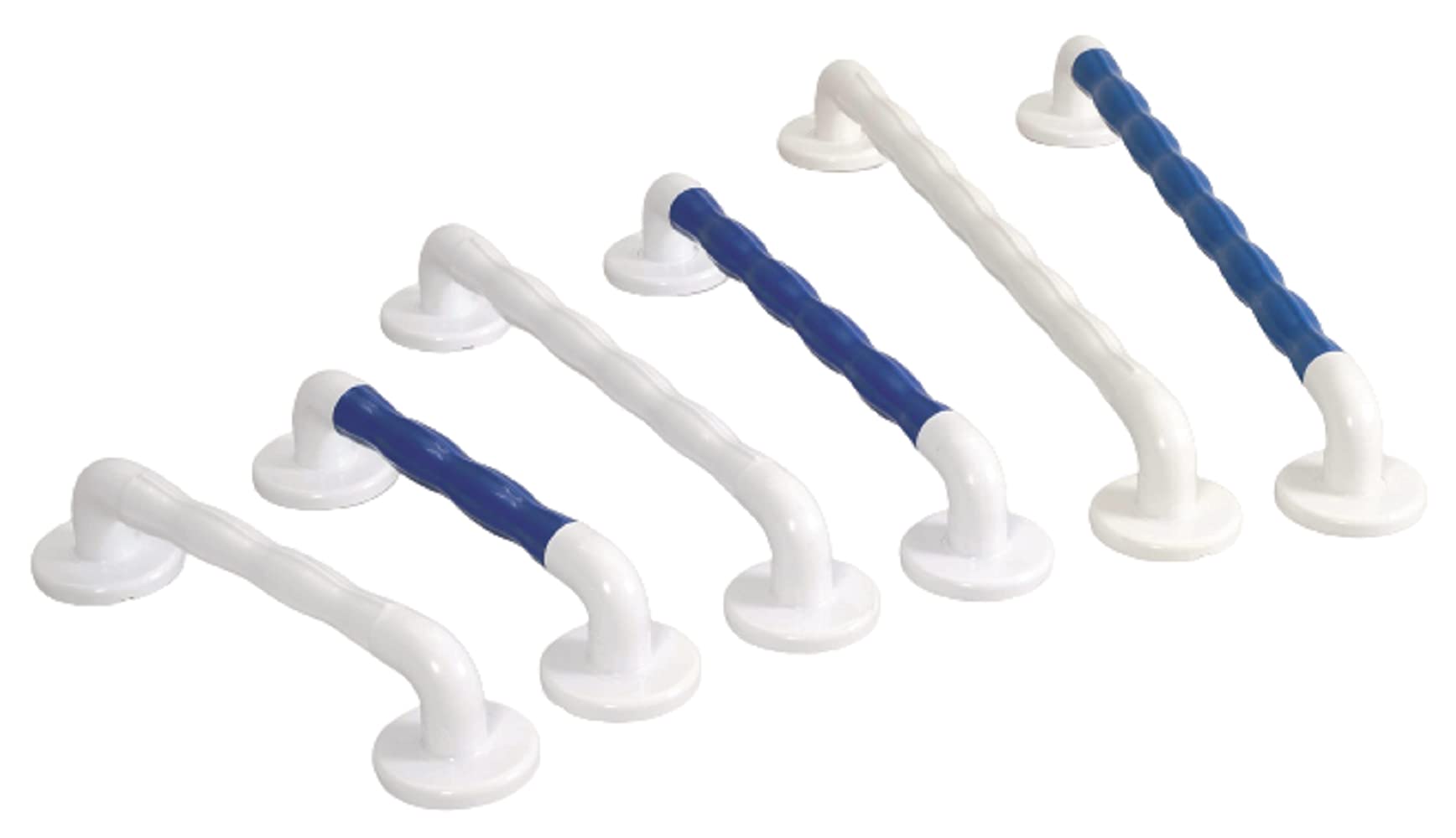 Barra de apoyo Grip 30 cm, color blanco