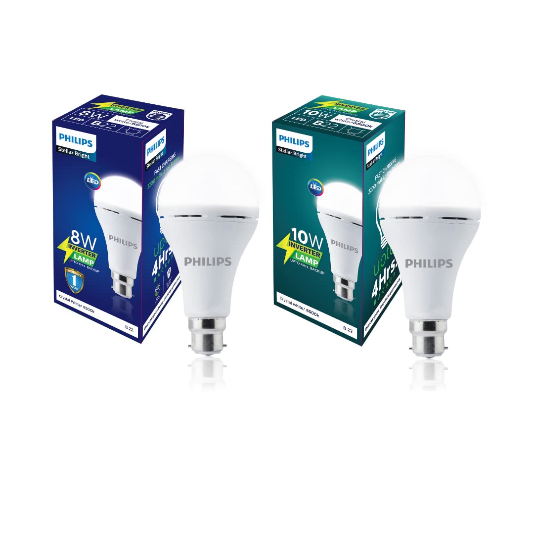 Buy PHILIPS B22 Stellar Bright Rechargeable Emergency Inverter LED Bulb