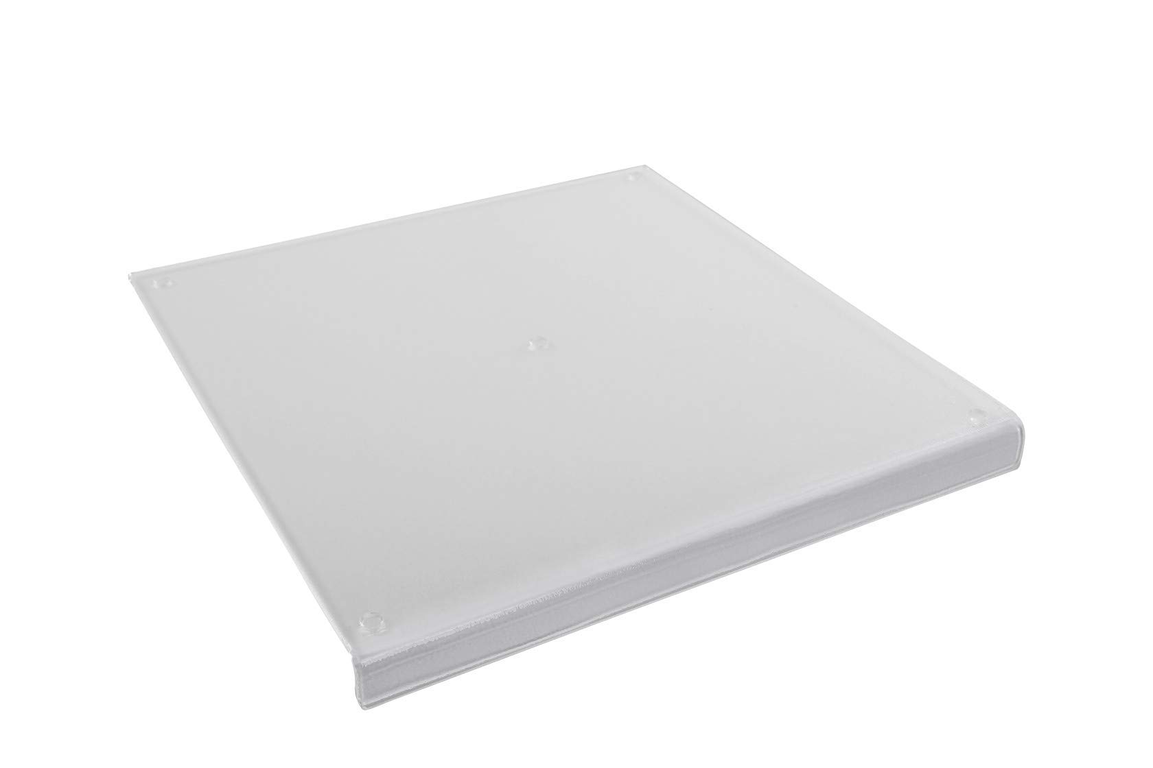 GSD Acrylic Cutting Board with Lip, Transparent, Medium